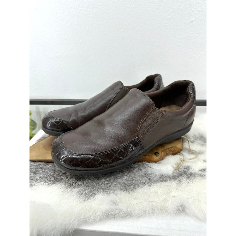 Walking‎ Cradle Co Andie 7 1/2B Brown Leather womens shoes loafers